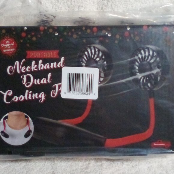 Personal Fan/ Portable Neckband Dual Cooling Fan NWT - Picture 1 of 8
